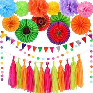 24'' 6 Pack/Set Large Tissue Paper Flowers Handcrafted Giant Paper