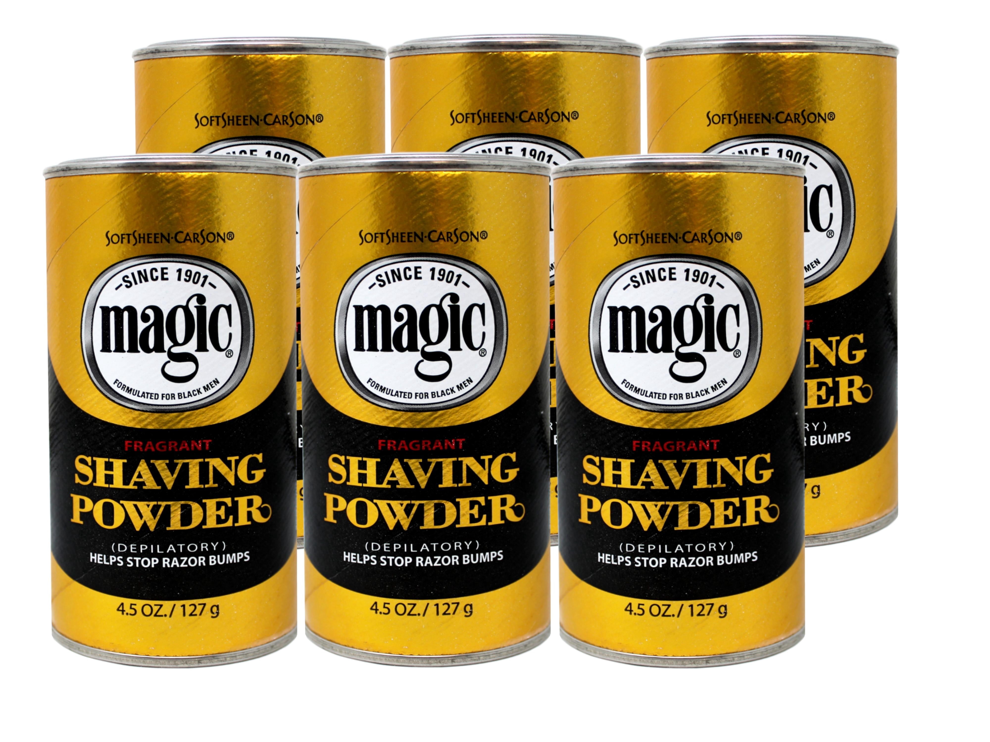 SoftSheen-Carson, Magic Gold Shaving Powder, 4.5 oz., Pack of 6