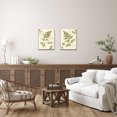 thumbnail image 2 of Gango Home Decor Classic Green and Brown Botanical Leaf and Dragonfly Adult Set; 1- 11" x 14" Stretched Canvases, 2 of 3