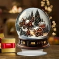 thumbnail image 2 of Christmas Series Scene Crystal Ball, Acrylic Crafts Ornaments, Suitable for Ornaments Desktop Decoration, Christmas Decoration, 2 of 6