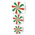 thumbnail image 3 of BNNG Christmas Decorations - Christmas Wall Stickers Christmas Floor Decals Peppermint Candy Cane Gingerbread Man Stickers Decor Xmas Candy Stickers for Candy Land Decorations,12 PCS, 3 of 8