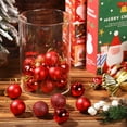 thumbnail image 4 of 24pcs 1.57" Small Christmas Ball Ornaments Shatterproof Christmas Decorations Tree Balls for Holiday Wedding Party Decoration, Indoor Festive Display, Shiny Decorative Spheres, Red, 4 of 5