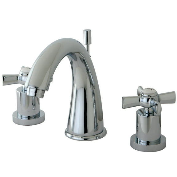 Kingston Brass KS2961ZX 8 in. Widespread Bathroom Faucet, Polished Chrome