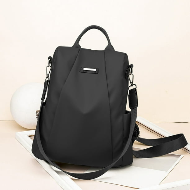 JingChun Women Medium Backpack Purse Waterproof Nylon Anti  display picture 2