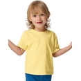 thumbnail image 2 of Hanes ComfortSoft Toddler Crewneck T-Shirt, T120, 4T, Daffodil Yellow, 2 of 4