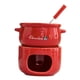 thumbnail image 5 of Taza para fondue, taza para derretir chocolate, utensilios de cocina versátiles con tenedor, electrodomésticos de cocina Rojo, 5 of 9