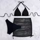 thumbnail image 1 of WILLBEST Traje de Baño Natacion Bikini Sexy de Tres Piezas con Cordones y Espalda descubierta para Mujer, 1 of 7