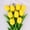 Yellow, variant on Artificial Tulips, Faux Tulips, Fake Tulips, Artificial Tulip Bouquet Faux Tulip Decorations Centerpiece Wedding Decorations