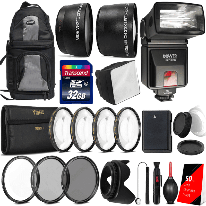 program Påhængsmotor impuls Nikon D3400 D3300 D3200 D3100 Premium All You Need Accessory Bundle with  TTL Flash + Backpack + Filters + Extra Battery and Much More Accessories -  Walmart.com
