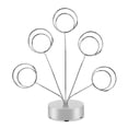 thumbnail image 2 of DOLITY 5 Branch Family Tree Picture Frame Holder Elegant for Paper Note Memo Labels Silver, 2 of 8