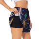 thumbnail image 1 of Balery Solar System Pantalones cortos deportivos para mujer con forro y dos bolsillos, elásticos, para entrenamiento, gimnasio, yoga-XX-Large, 1 of 7