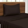 thumbnail image 4 of BELIZZI HOME Twin XL Sheet Set - Double Brushed Microfiber Twin XL Bedding Set, 3 Piece Deep Pocket Twin XL Sheet - Ultra Soft, Easy-Fit, Wrinkle Free, Quick Dry Twin XL Sheets - Chocolate Brown, 4 of 5