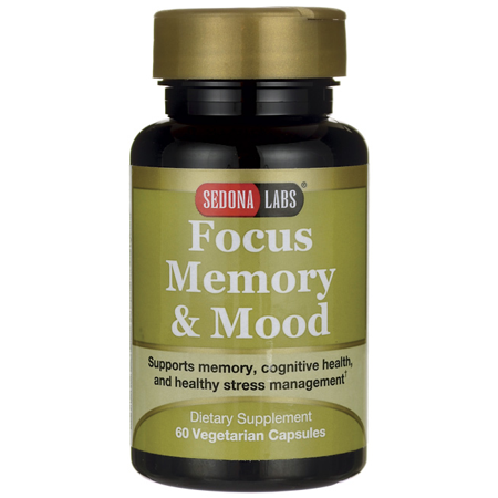 Sedona Labs Focus Memory & Mood 60 Veg Caps