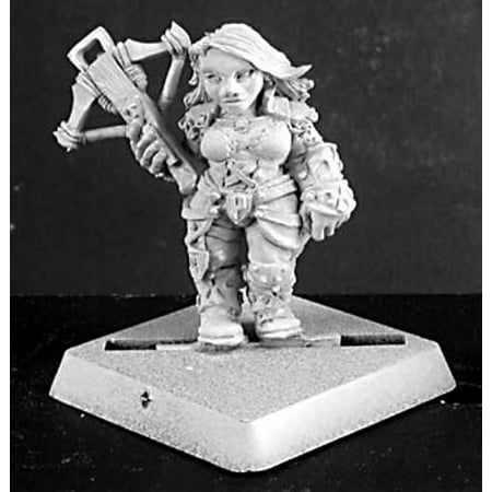 Reaper Miniatures Kara Foehunter, Dwarf Hero #14143 Warlord RPG D&D Mini Figure