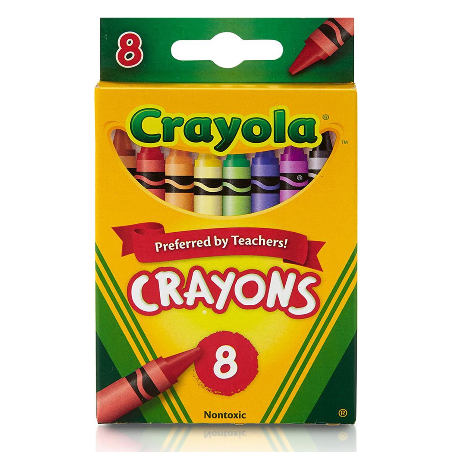 Crayola Crayons, Regular Size, 8 Colors Per Box, 24 Boxes