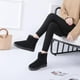 thumbnail image 2 of Botas de nieve de tubo corto con tacón plano para mujer, talla grande, otoño e invierno, nuevas, planas, viejas, gruesas, con forro polar, cálidas, de algodón, 2 of 5