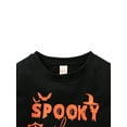 thumbnail image 4 of Diconna Chandail d'Halloween pour Enfants à Imprimé de Lettres, Col Rond, Manches Longues, Chandail, 4 of 9
