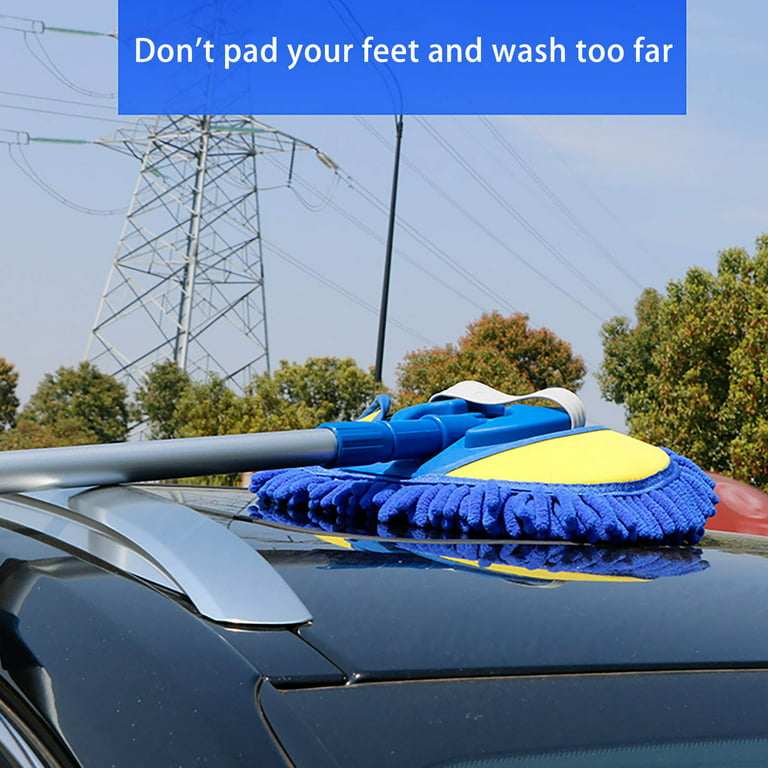 4 Pack Car Wash Mitt, BELPAIR Microfiber Sponge Cleaning Mitten for Window  Cleaner, Non Scratch Sponges Auto Supplies Duster Kit Premium Washing Scrub