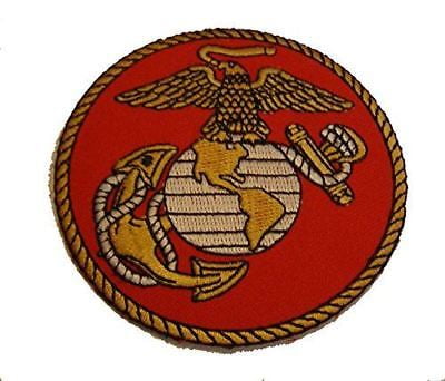 USMC UNITED STATES MARINE CORPS W/ EAGLE GLOBE ANCHOR EGA PATCH VETERAN 