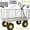 Gray, variant on Elleree 880 Lbs Oversized Steel Garden Carts and Wagons,Heavy Duty Mesh Garden Dump Cart Wheelbarrow with Removable Sides and Liner for Yard Lawn