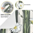 thumbnail image 2 of Daisy Floral on Stripe Dish Drying Mats Kitchen Mat Microfiber Counter Absorbent Dish Pad Drainer Rack 16"x18", 2 of 7