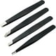 thumbnail image 5 of Pinzas profesionales para cejas, juego de 4 pinzas para cejas, pinzas para depilación de pestañas, pinzas para depilación, pinzas para depilación (negro) Feliz Sencillez, 5 of 5