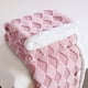 thumbnail image 2 of Manta suave de lana de cordero sintética para cama o sofá, cómoda y cálida para todas las estaciones, decorativa para el salón, 100 x 150 cm, 2 of 2