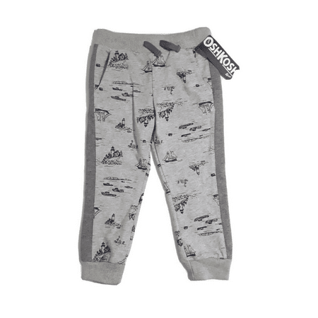 

OSHKOSH B’GOSH Boys Boats Graphic Jogger Pants In Grey 12M