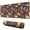 Brown Dinosaurs Flowers, variant on Long Mouse Pads for Desk,Brown Dinosaurs Flowers Trees Pattern Desk Mats on Top Of Desks, Desk Mouse Pad Extra Large with 3mm Non-Slip Base and Stitched Edge for Gaming,Office,Work,Home 31.5"x11.8"