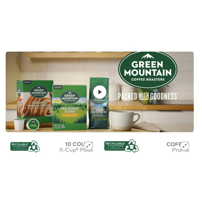 Green Mountain Coffee Roasters Caramel Vanilla Cream, 10 Count