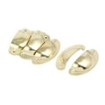 thumbnail image 1 of Unique Bargains Dresser Drawer Metal Pull Handles Gold Tone 67mm Hole Distance 8pcs, 1 of 3