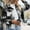 Black, variant on Women's Plus Size Trendy Cropped Jacket with Checkered Pattern and Double Pockets for Fashionable Casual Use