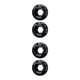 thumbnail image 1 of Advancent 2 piezas de tornillo de manivela portátil M18 desmontable reemplazo de piezas de perno de bicicleta de montaña accesorios de repuesto Negro 2Conjunto, 1 of 6