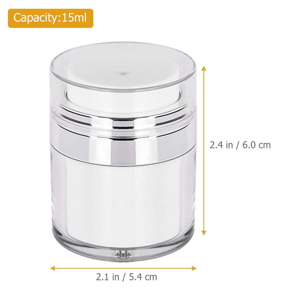 Moisturizer Pump Dispenser 2pcs Cream Jars Dispensers Cosmetics Sample