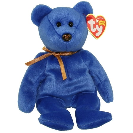 TY Beanie Baby - PROMISE the Blue Bear (Northwestern Mutual Exclusive) (8.5 inch)
