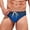 Blue, variant on Men's Swim Briefs Swimsuit Sexy Print Swimwear Bikinis with Drawstring,L Pink
