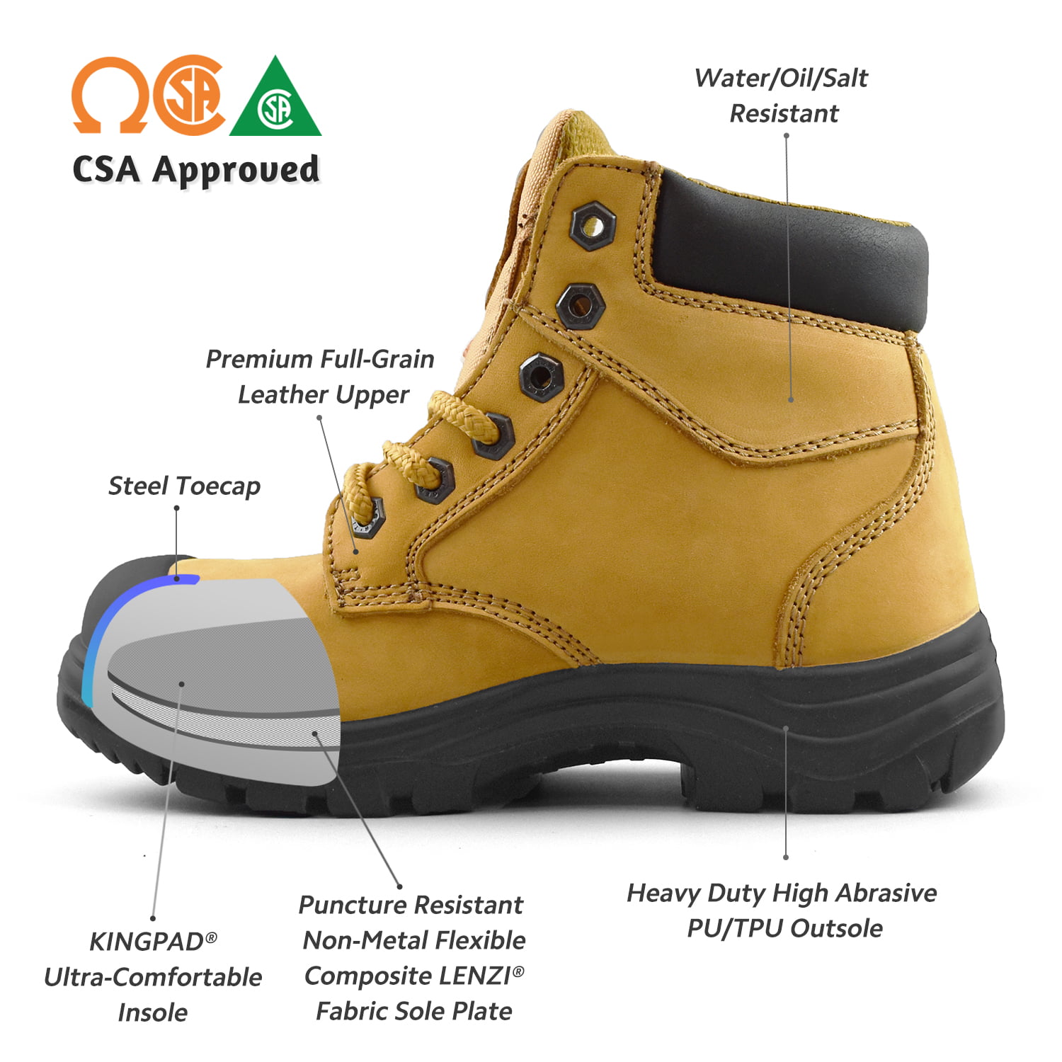 csa approved safety shoes near me