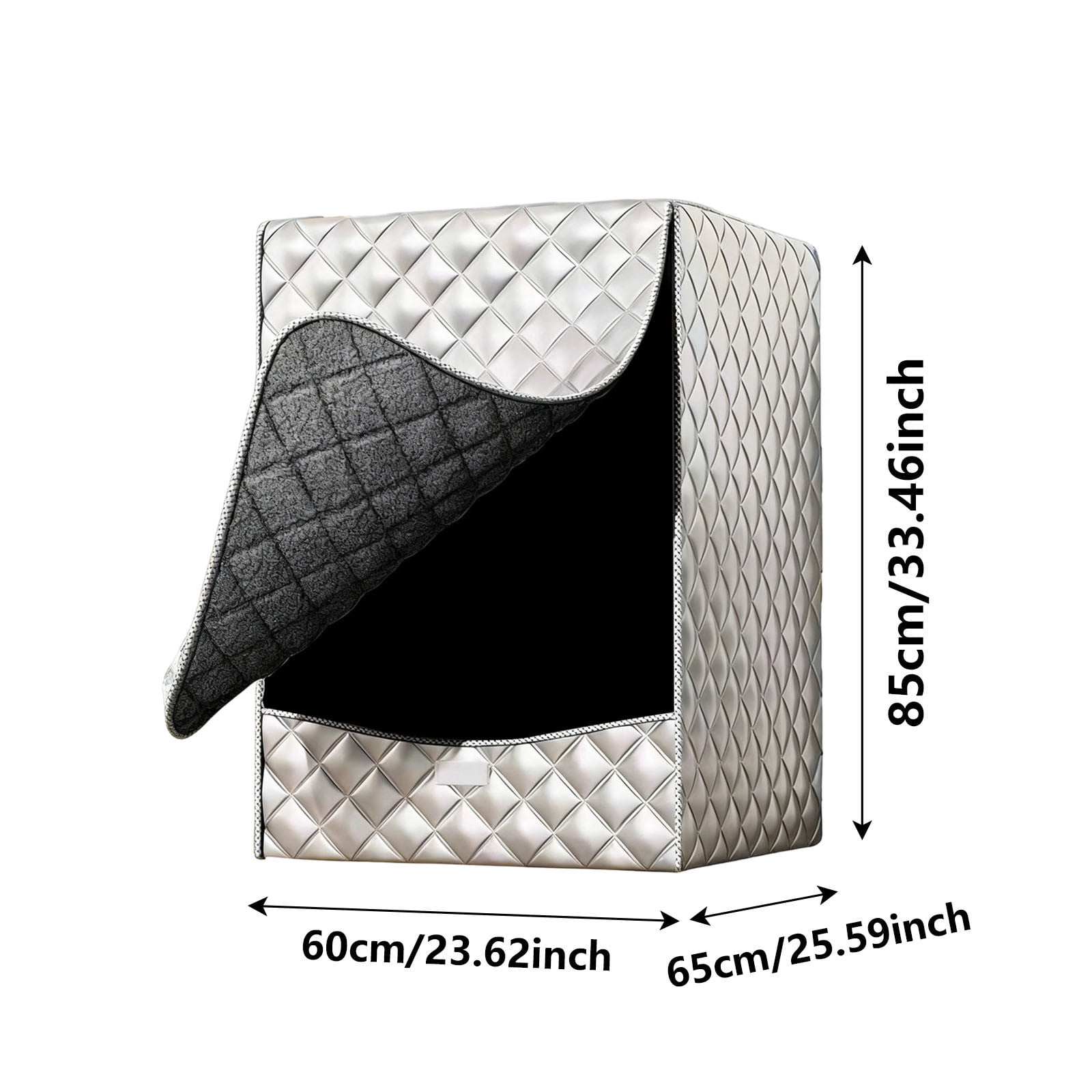 Front Load Washing Machine Cover Cloth Dryer Protector for Top Load Appliances Indoor Outdoor Bathroom Balcony Use