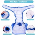 thumbnail image 3 of Pañales para Perros, Paquete de 3 Pañales Lavables para Perros, Pañales Lavables Reutilizables para Perros, Bragas para Perros, Servilletas Sanitarias para Perros para Diferentes Tipos de Perros, 3 of 5