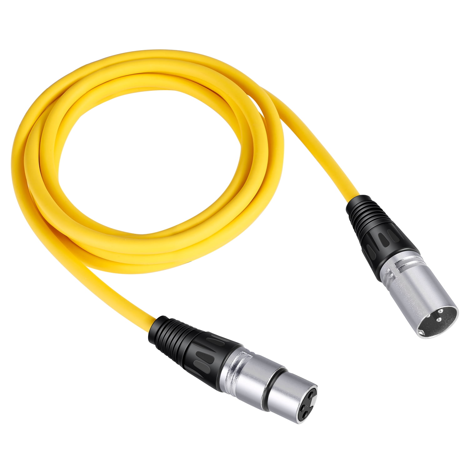 Neewer 6-Pack 1 meter Audio Cable Cords, XLR Male to XLR Female Microphone Color Cables(Green, Blue, Purple, Red, Yellow, Orange)