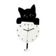 thumbnail image 4 of Reloj de pared con forma de , decorativo, colgante, de estilo contemporáneo, con mecanismo silencioso , ideal para habitación de los, 4 of 8