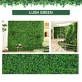 thumbnail image 3 of 24Pcs 24x16 Artificial Grass Wall Panels - Boxwood Privacy Screen UV Protected Waterproof Indoor Outdoor Garden Fence Backyard, 3 of 11