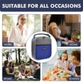 thumbnail image 4 of Kato Slim Insulated Lunch Bag - Bento-Friendly Thermal Tote, Fits in Backpack, Keeps Food Cold, Easy Clean, Clip-On Handle, for Men, Women & Students, 4 of 6