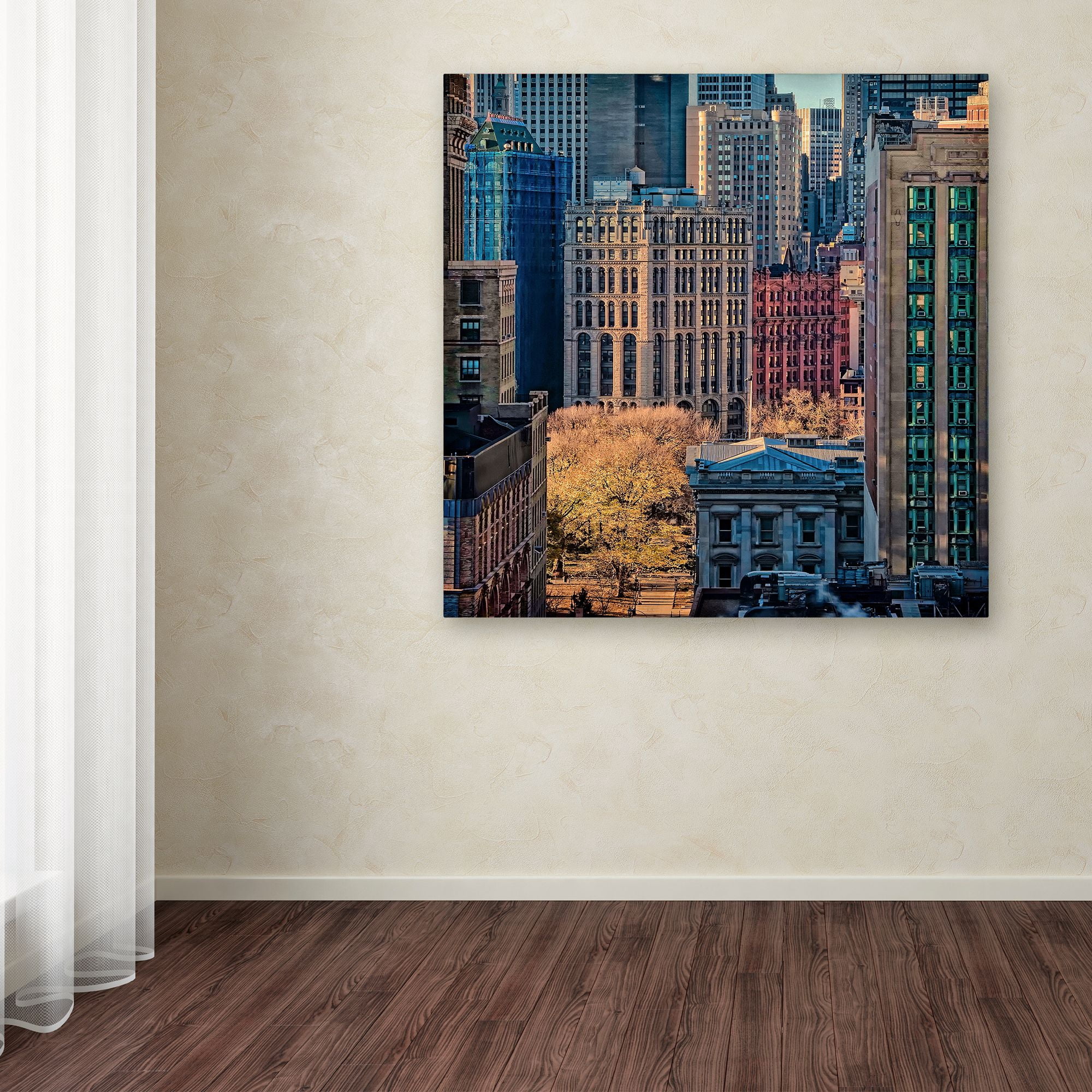 Trademark Fine Art 'City Life' Canvas Art by Liyun Yu