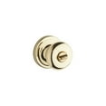 thumbnail image 3 of Kwikset Juno Bed/Bath Door Knob in Polished Brass, 3 of 6