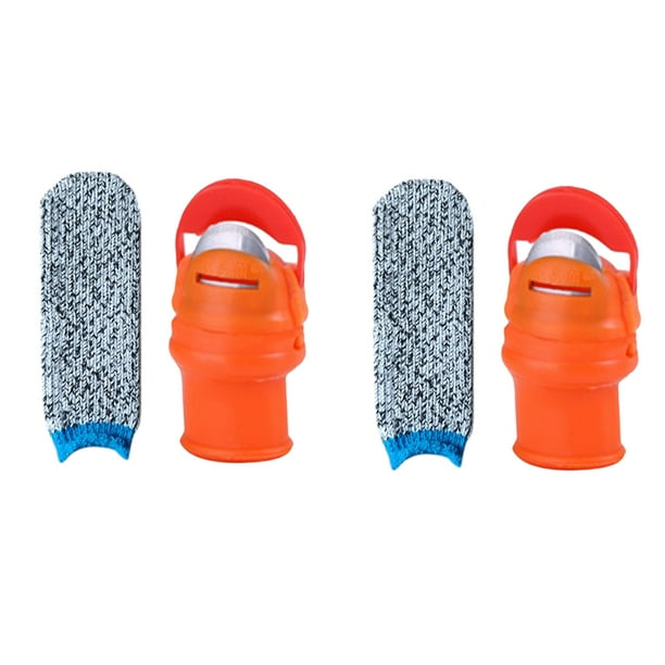 2x Recolectores de Plantas de Jardinería de Pulgar de Silicona para Cosechar Frijoles Pimientos