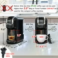 thumbnail image 6 of HiBREW 5-in-1 Expresso Machines for Home, Compact Coffee Machine for Pods, Capsules & Espresso Powder H2B, 6 of 8