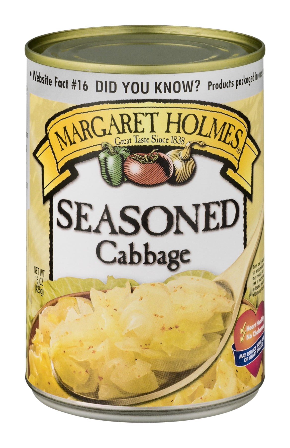 Margaret Holmes Seasoned Cabbage 15 Oz Walmart Com Walmart Com