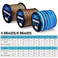 thumbnail image 2 of 300m 4 Strands Fishing Line 10-100lb Invisible High Strength Pe Braided Line Suitable For Seawater Freshwater, 2 of 9