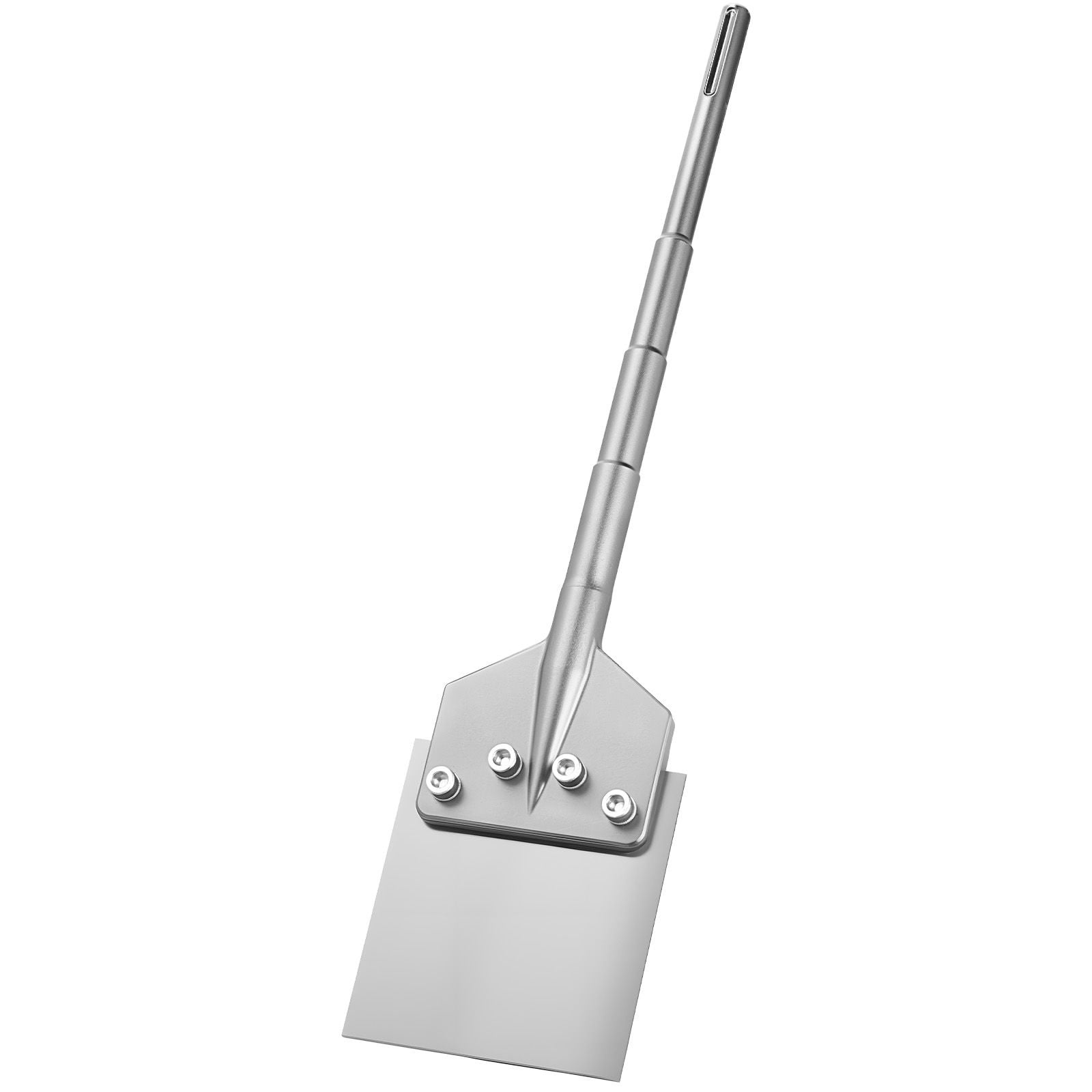 SDS Max Floor Scraper, 24.8" x 5.9" Chisel Bit with SDS Max Shank, Compatible with Rotary Hammers, Heat Treated 40Cr Alloy Steel, Sharp Edge for Removing Laminate Flooring, Tiles, and Mortar